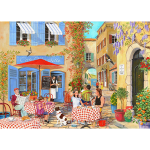 Café et croissants big 500pc puzzle