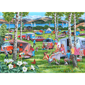 Chaos du camping big 500pc puzzle