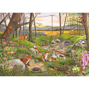 Crépuscule d'été big 250pc puzzle