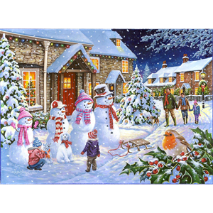 Famille de neige 1000pc puzzle