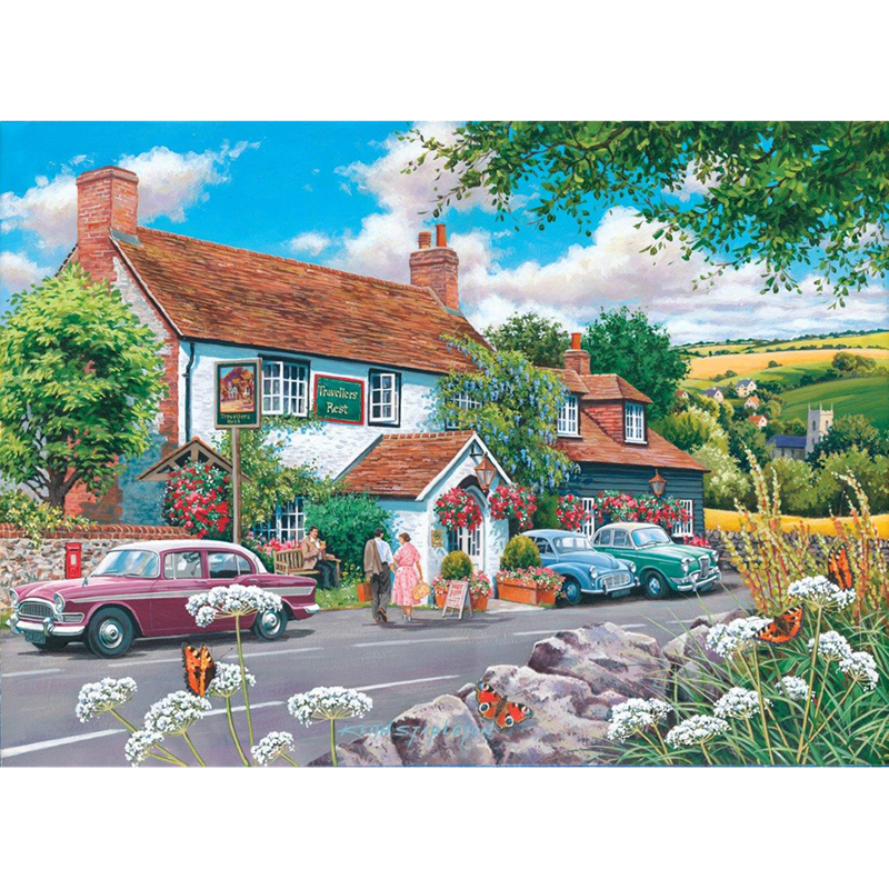 Les voyageurs se reposent puzzle