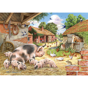 Les porcelets de poppy big 500pc puzzle