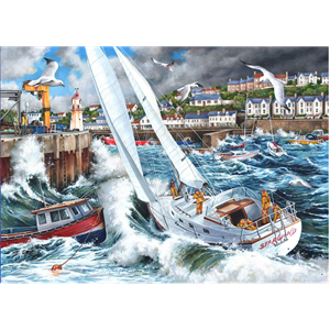 Tempête poursuivie 1000pc puzzle