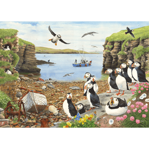 Défilé de macareux big 500pc puzzle