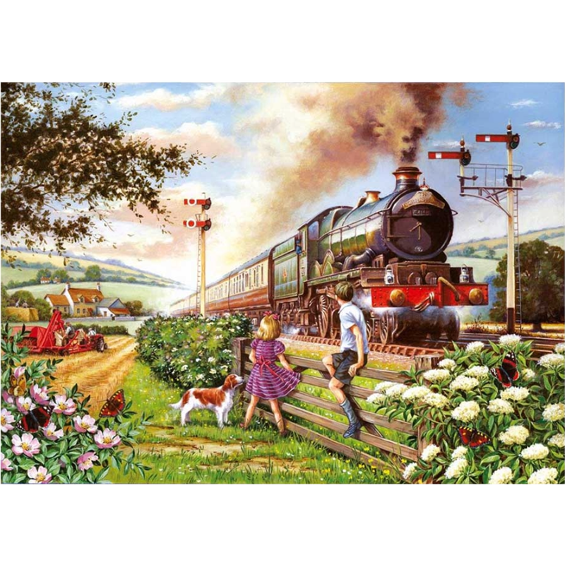 Enfants des chemins de fer puzzle