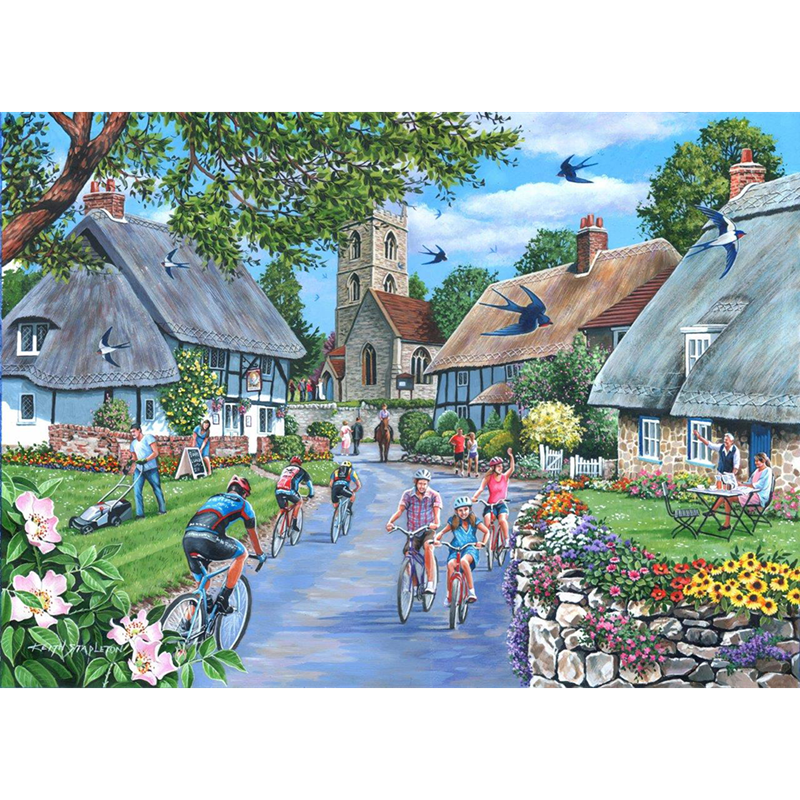 The House of Puzzles - Dimanche matin big 500pc puzzle