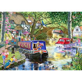 L'été sur la rivière 1000pc puzzle