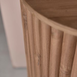 Meuble de salle de bain suspendu teck