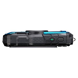Pentax compact étanche wg-90 bleu + etui + sd 8 go