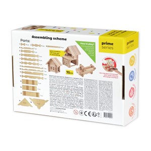 Maison avec garage 75 pièces en bois