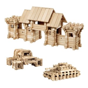 Gateway 296 pcs jeu de construction bois