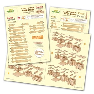 Gateway 296 pcs jeu de construction bois