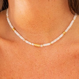 Collier ras de cou perles - guérison