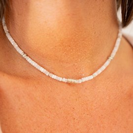 Collier ras de cou perles - guérison