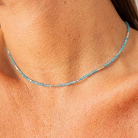 Collier ras de cou apatite - optimisme