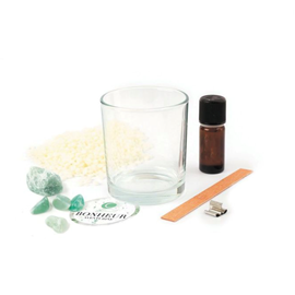 Kit bougie diy aventurine bonheur
