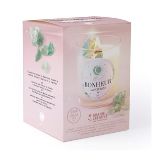 Kit bougie diy aventurine bonheur