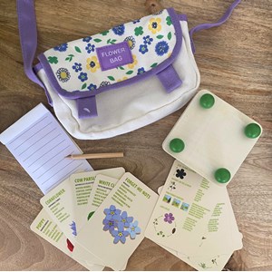 Sac explorateur fleurs