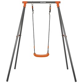 Portique balancoire enfant orange