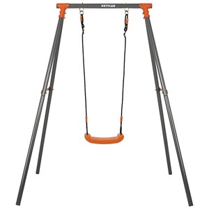 Portique balancoire enfant orange