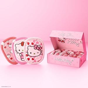 Carrés démaquillants lavables hellokitty