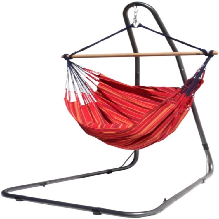 Tropical Influences - Hamac chaise avec support grenade xl sol
