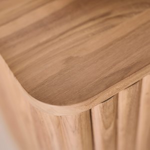 Lave main suspendu en teck massif 40 cm