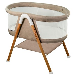 Mini lit nidus beige blanc