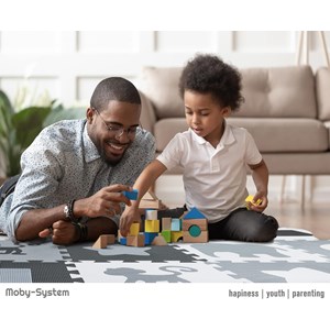 Tapis d'eveil bébé, tapis puzzle mousse