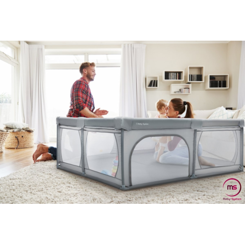 Moby System - Parc bébé pliable 200*180*68, pliable