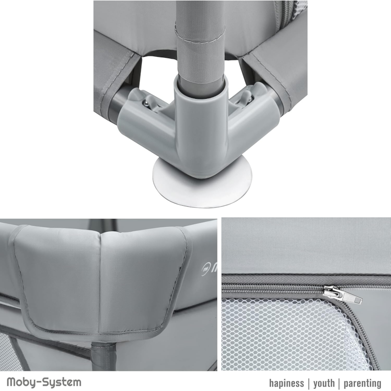 Parc bébé pliable 200*180*68, pliable (Moby System) - Image 3
