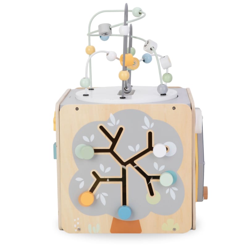 Cube d'activité bois jeux d'éveil bébé (Mamabrum) - Image 2