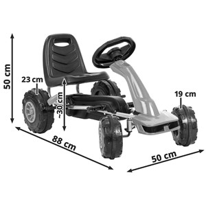 Karts enfant voiture à pédales 2 freins