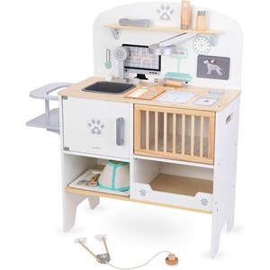 Jouet hôpital vétérinaire enfant en bois