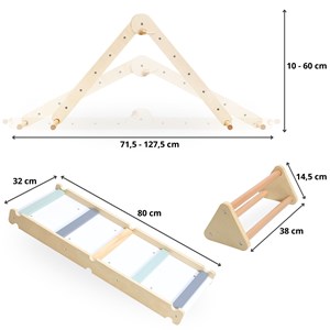 Aire de jeux multiple  équilibre 50 kg