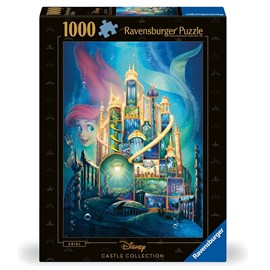 Puzzle ariel châteaux disney 1000 pièc