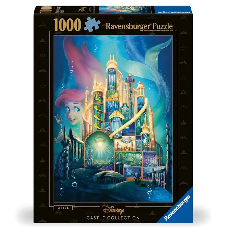 Puzzle ariel châteaux disney 1000 pièc