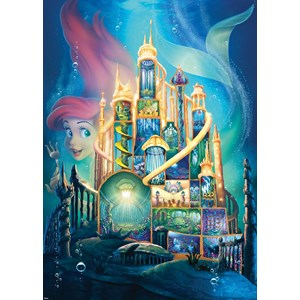 Puzzle ariel châteaux disney 1000 pièc