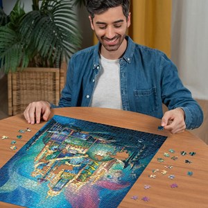Puzzle ariel châteaux disney 1000 pièc