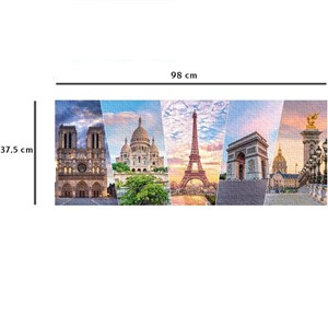 Puzzle les monuments de paris 1000 pcs