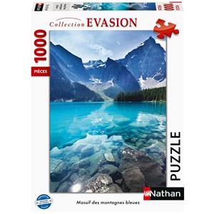 Puzzle massif des montagnes bleues 1000