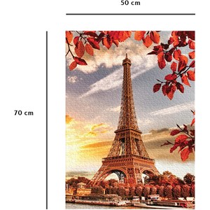 Puzzle tour eiffel en automne 1000 pcs