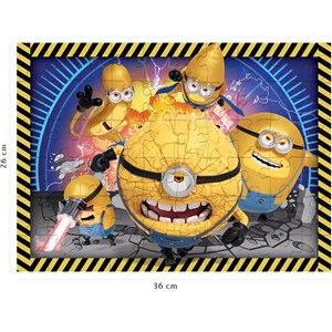 Puzzle les mega minions 60 pcs