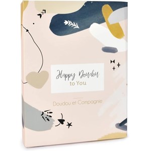 Happy wild mini doudou lapin beige 17 cm