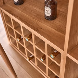 Bar en teck massif 140 cm