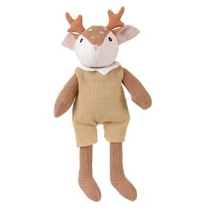 Peluche woody faon - en coton tricote