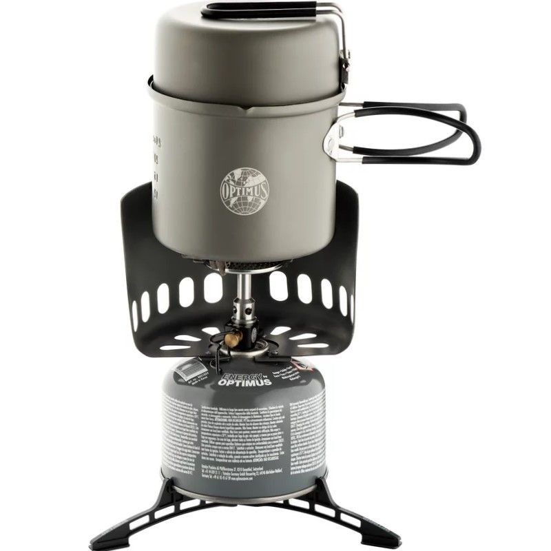 Réchaud et popote optimus elektra fe tactical black edition