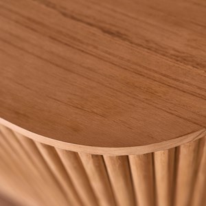 Meuble bar en teck massif 90 cm