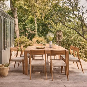 Salon de jardin teck massif 8 personnes