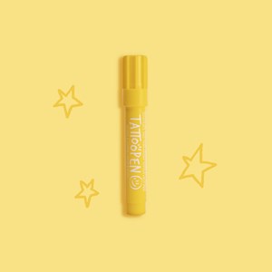 Feutre de tatouage temporaire jaune